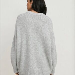 Jenni Kayne Alpaca Cocoon Crewneck 
Gray size XXS